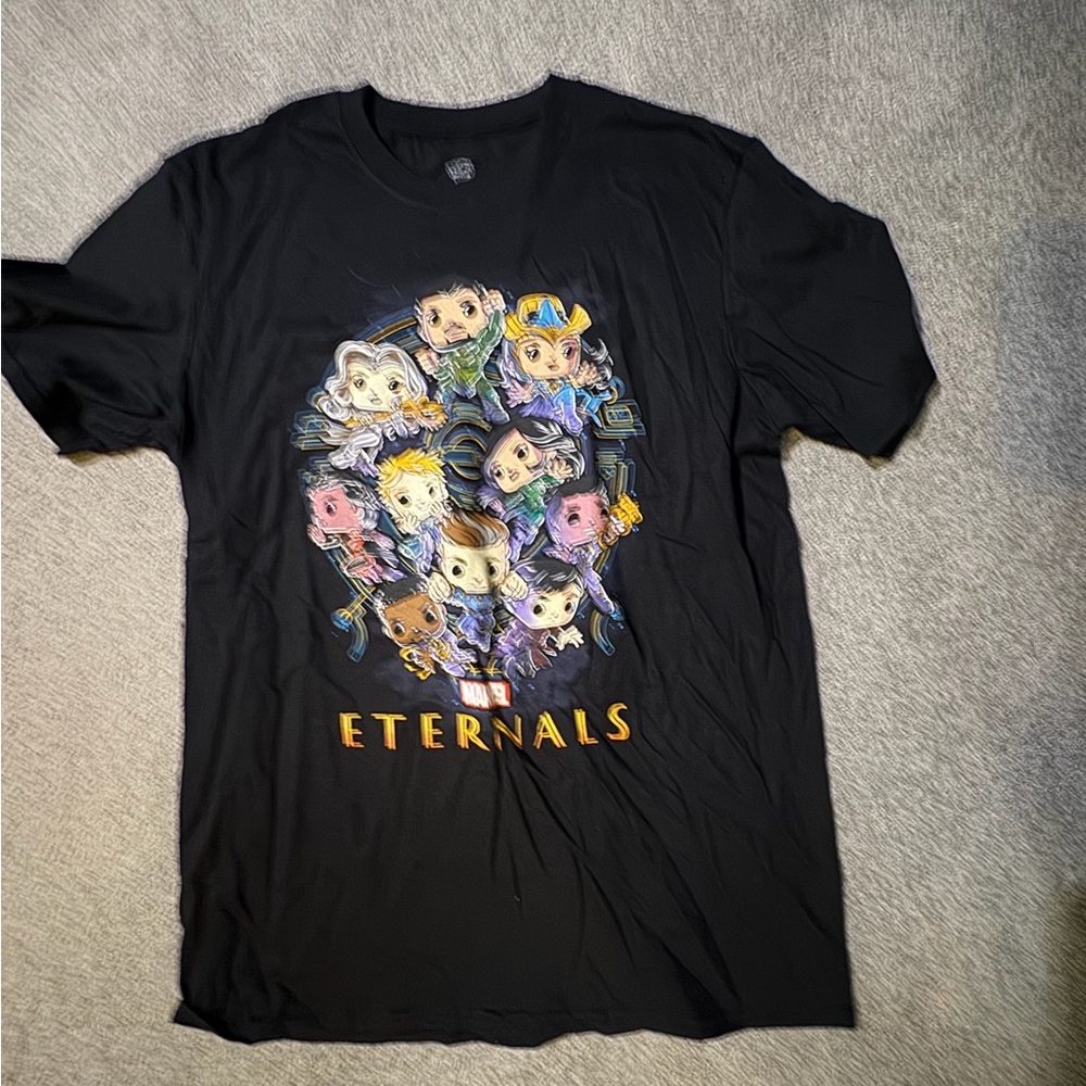 Eternals Black Graphic Tee